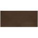 Esmond 97.99 X 42.01 inch Brown Outdoor Dining Table